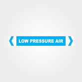 Custom Metal Sign,Low Pressure Air Pipe Marker